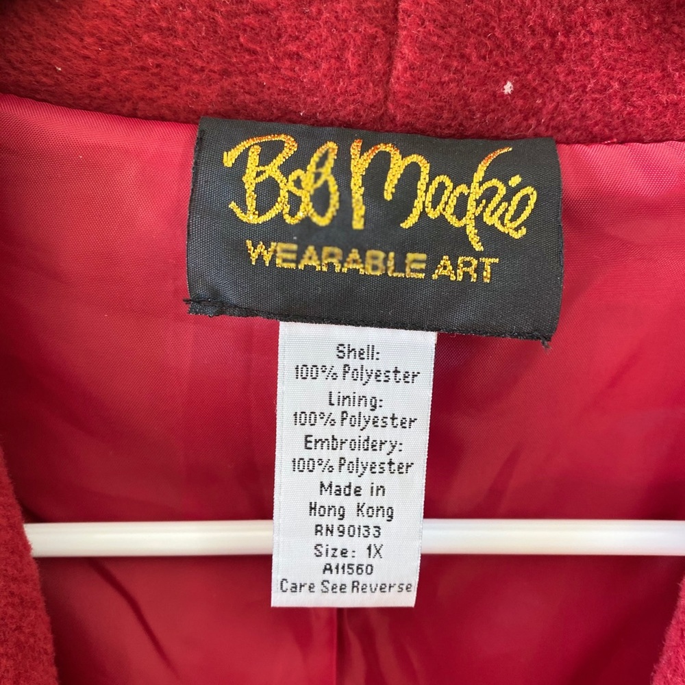 Bob Mackie Wearable Art Coat - image 2